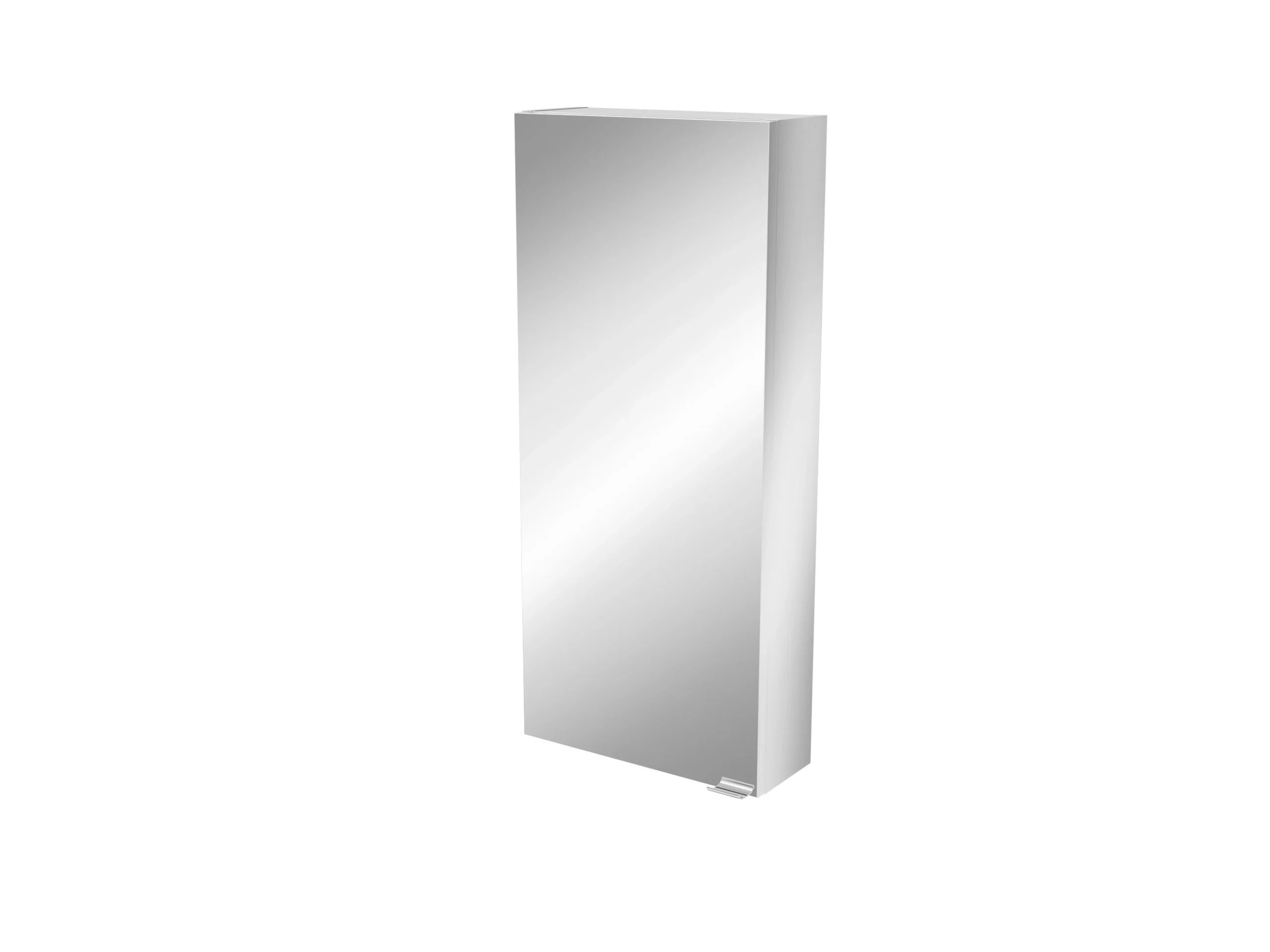 GoodHome Imandra Gloss Silver Wall-mounted Mirrored Bathroom Cabinet (W)400mm (H)900mm 3 GoodHome Imandra Gloss Silver Wall-mounted Mirrored Bathroom Cabinet (W)400mm (H)900mm