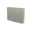 GoodHome Imandra Gloss Taupe Wall Cabinet (W)800mm (H)600mm -Crystal Bathware goodhome imandra gloss taupe wall cabinet w 800mm h 600mm3663602933694 01bq