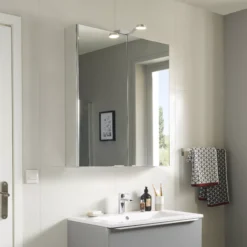 GoodHome Imandra Gloss Wall-mounted Mirrored Bathroom Cabinet (W)800mm (H)900mm -Crystal Bathware goodhome imandra gloss wall mounted mirrored bathroom cabinet w 800mm h 900mm3663602933410 01i