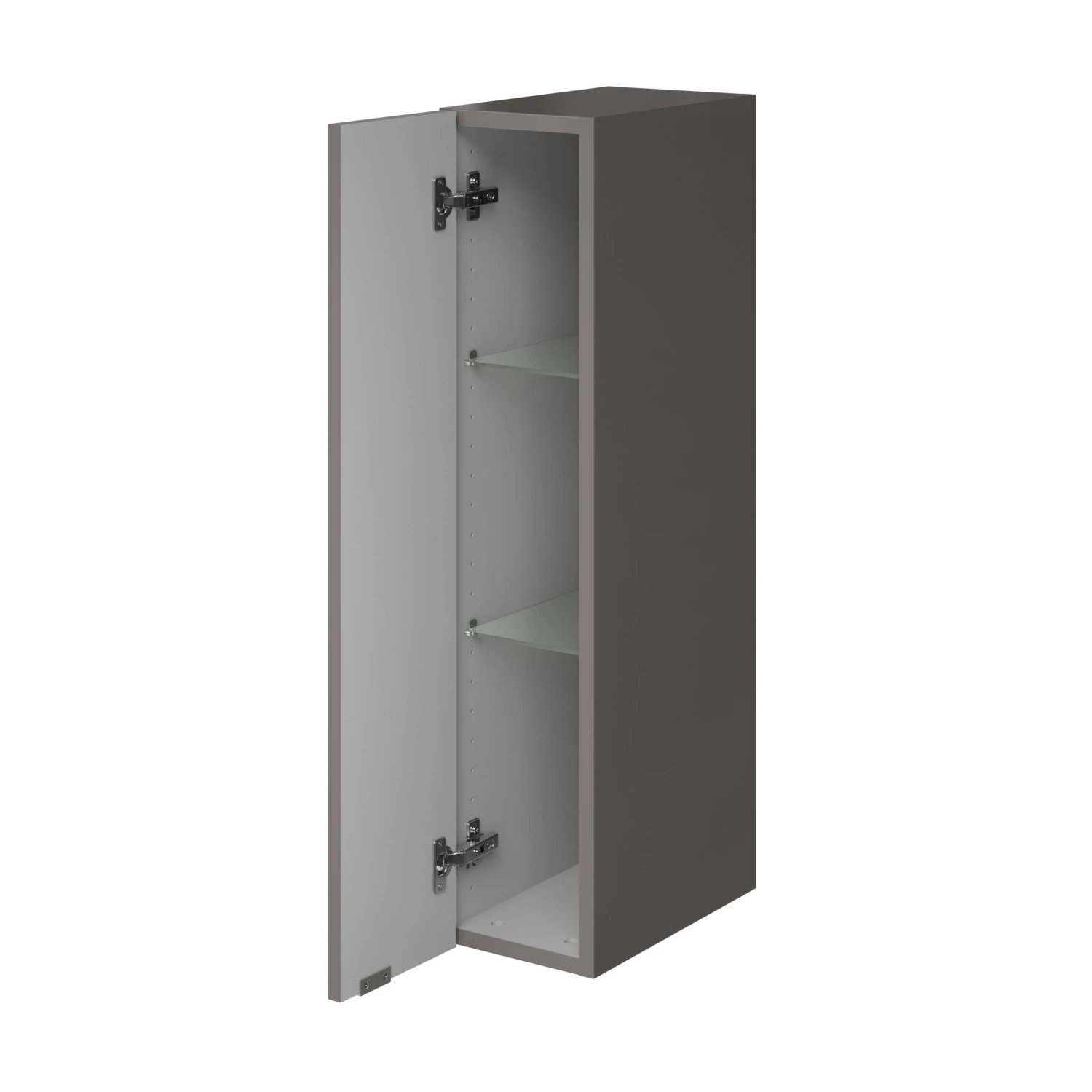GoodHome Imandra Gloss Warm Grey Single Deep Cabinet (W)200mm (H)900mm 6 GoodHome Imandra Gloss Warm Grey Single Deep Cabinet (W)200mm (H)900mm - Image 4