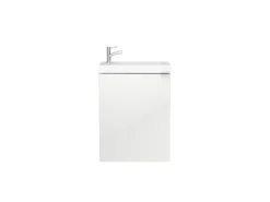 GoodHome Imandra Gloss White 1 Door Wall-mounted Bathroom Basin Cloakroom Unit (W)440mm (H)550mm 20 GoodHome Imandra Gloss White 1 Door Wall-mounted Bathroom Basin Cloakroom Unit (W)440mm (H)550mm -Crystal Bathware goodhome imandra gloss white 1 door wall mounted bathroom basin cloakroom unit w 440mm h 550mm3663602933021 03bq