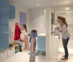 GoodHome Imandra Gloss White 1 Door Wall-mounted Bathroom Basin Cloakroom Unit (W)440mm (H)550mm 24 GoodHome Imandra Gloss White 1 Door Wall-mounted Bathroom Basin Cloakroom Unit (W)440mm (H)550mm -Crystal Bathware goodhome imandra gloss white 1 door wall mounted bathroom basin cloakroom unit w 440mm h 550mm3663602933021 04i bq