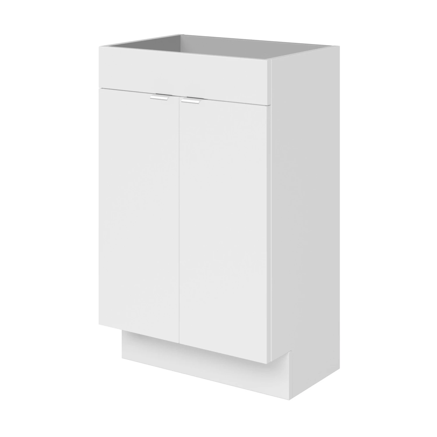 GoodHome Imandra Gloss White Freestanding Bathroom Basin Cabinet (W)500mm (H)820mm 3 GoodHome Imandra Gloss White Freestanding Bathroom Basin Cabinet (W)500mm (H)820mm