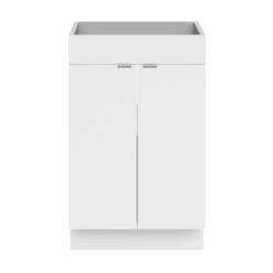 GoodHome Imandra Gloss White Freestanding Bathroom Basin Cabinet (W)500mm (H)820mm 9 GoodHome Imandra Gloss White Freestanding Bathroom Basin Cabinet (W)500mm (H)820mm -Crystal Bathware goodhome imandra gloss white freestanding bathroom basin cabinet w 500mm h 820mm5059340394107 02c