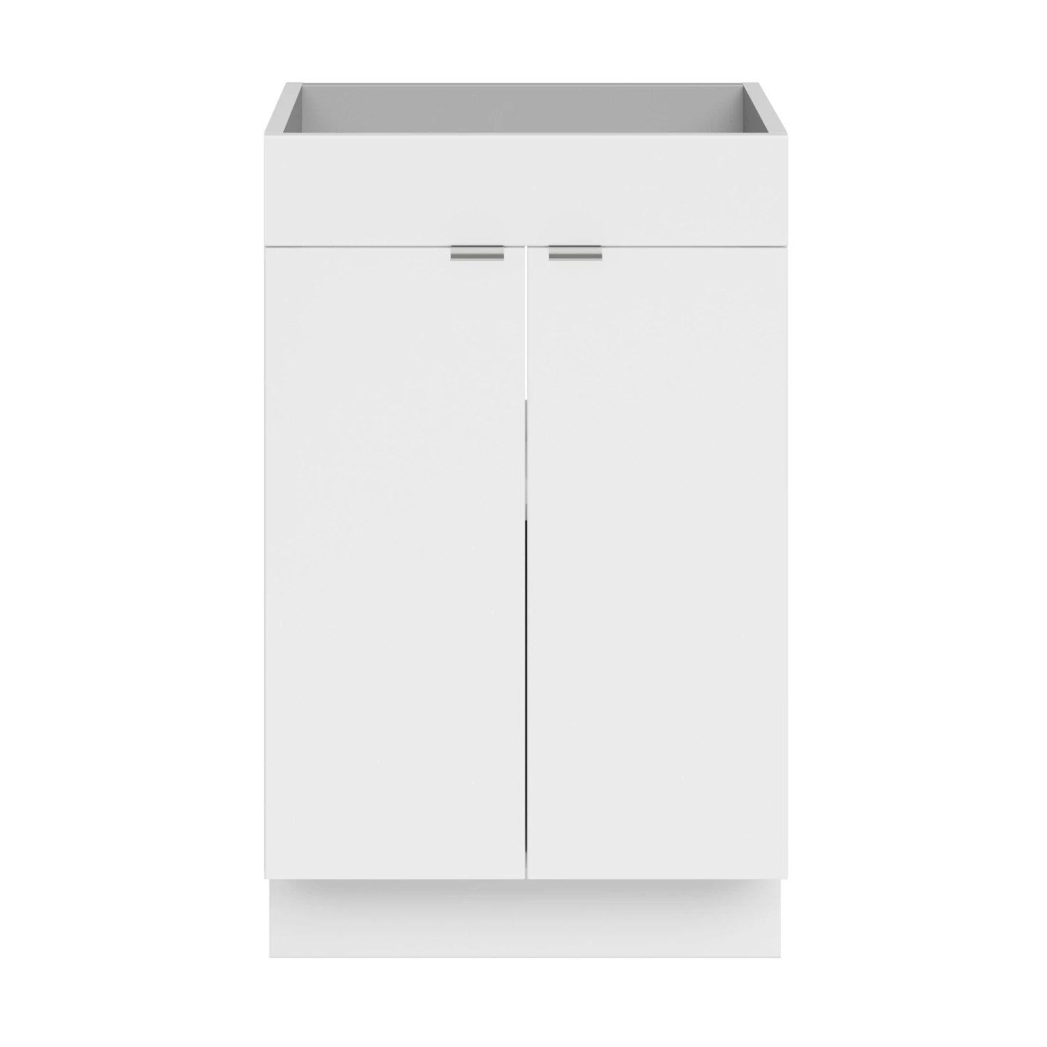 GoodHome Imandra Gloss White Freestanding Bathroom Basin Cabinet (W)500mm (H)820mm 5 GoodHome Imandra Gloss White Freestanding Bathroom Basin Cabinet (W)500mm (H)820mm - Image 3