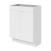 GoodHome Imandra Gloss White Freestanding Bathroom Basin Cabinet (W)600mm (H)820mm -Crystal Bathware goodhome imandra gloss white freestanding bathroom basin cabinet w 600mm h 820mm5059340394138 01c