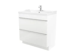 GoodHome Imandra Gloss White Freestanding Vanity & Basin Vanity & Basin Cabinet (W)800mm (H)820mm 14 GoodHome Imandra Gloss White Freestanding Vanity & Basin Vanity & Basin Cabinet (W)800mm (H)820mm -Crystal Bathware goodhome imandra gloss white freestanding vanity basin vanity basin cabinet w 800mm h 820mm3663602932987 03bq