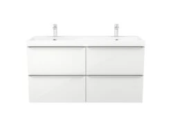 GoodHome Imandra Gloss White Vanity & Basin Cabinet (W)1200mm (H)600mm 24 GoodHome Imandra Gloss White Vanity & Basin Cabinet (W)1200mm (H)600mm -Crystal Bathware goodhome imandra gloss white vanity basin cabinet w 1200mm h 600mm3663602932901 03bq