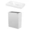 GoodHome Imandra Gloss White Vanity Unit & Basin Set (H)550mm -Crystal Bathware goodhome imandra gloss white vanity unit basin set h 550mm3663602298113 07c BQ