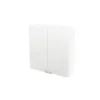 GoodHome Imandra Gloss White Wall Cabinet (W)600mm (H)600mm -Crystal Bathware goodhome imandra gloss white wall cabinet w 600mm h 600mm3663602933632 01bq