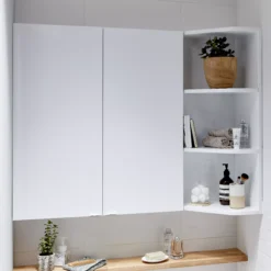GoodHome Imandra Gloss White Wall Cabinet (W)600mm (H)900mm -Crystal Bathware goodhome imandra gloss white wall cabinet w 600mm h 900mm3663602933274 01i