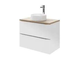 GoodHome Imandra Gloss White Wall-mounted Vanity & Basin Vanity & Basin Cabinet (W)800mm (H)600mm -Crystal Bathware goodhome imandra gloss white wall mounted vanity basin vanity basin cabinet w 800mm h 600mm3663602932826 42c