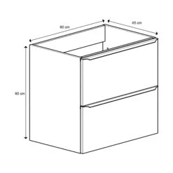 GoodHome Imandra & Lana Grey Wall-mounted Vanity Unit & Basin Set (W)604mm 15 GoodHome Imandra & Lana Grey Wall-mounted Vanity Unit & Basin Set (W)604mm -Crystal Bathware goodhome imandra lana grey wall mounted vanity unit basin set w 604mm3663602313175 01t bq