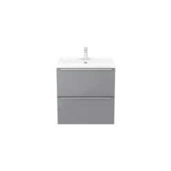 GoodHome Imandra & Lana Grey Wall-mounted Vanity Unit & Basin Set (W)604mm 12 GoodHome Imandra & Lana Grey Wall-mounted Vanity Unit & Basin Set (W)604mm -Crystal Bathware goodhome imandra lana grey wall mounted vanity unit basin set w 604mm3663602313175 22c bq