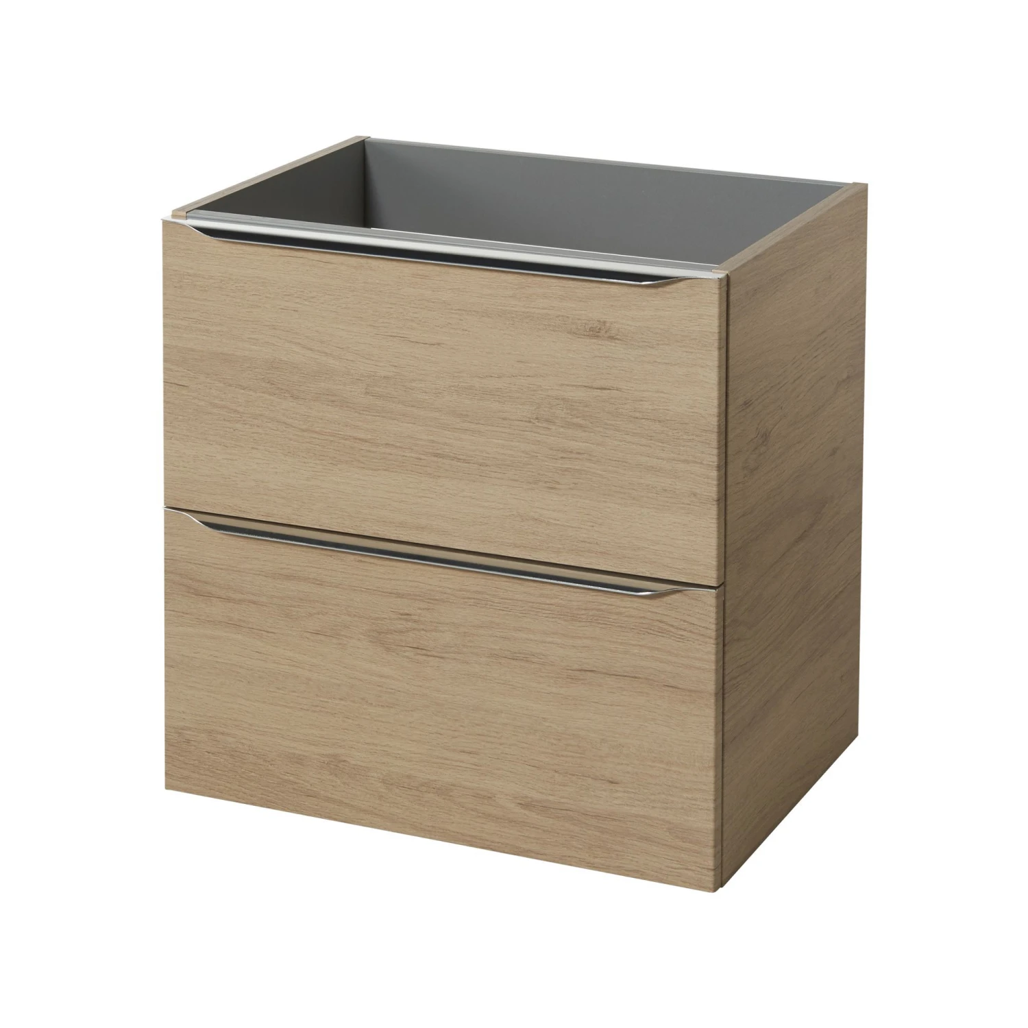 GoodHome Imandra & Lana Oak Effect Freestanding Vanity Unit & Basin Set (W)604mm 4 GoodHome Imandra & Lana Oak Effect Freestanding Vanity Unit & Basin Set (W)604mm - Image 2