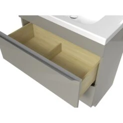 GoodHome Imandra & Lana Taupe Freestanding Vanity Unit & Basin Set (W)804mm 12 GoodHome Imandra & Lana Taupe Freestanding Vanity Unit & Basin Set (W)804mm -Crystal Bathware goodhome imandra lana taupe freestanding vanity unit basin set w 804mm3663602312789 05c bq