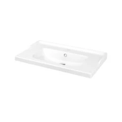GoodHome Imandra & Lana White Freestanding Vanity Unit & Basin Set (W)804mm -Crystal Bathware goodhome imandra lana white freestanding vanity unit basin set w 804mm3663602312819 06c bq