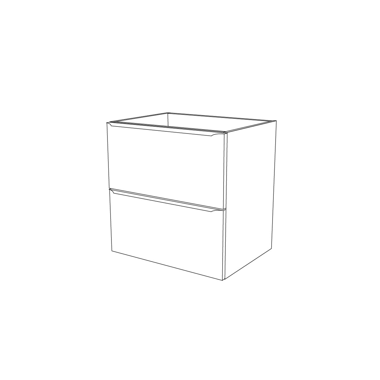 GoodHome Imandra & Lana White Wall-mounted Vanity Unit & Basin Set (W)604mm 9 GoodHome Imandra & Lana White Wall-mounted Vanity Unit & Basin Set (W)604mm - Image 7