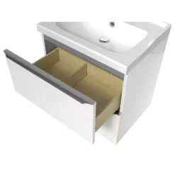 GoodHome Imandra & Lana White Wall-mounted Vanity Unit & Basin Set (W)604mm 16 GoodHome Imandra & Lana White Wall-mounted Vanity Unit & Basin Set (W)604mm -Crystal Bathware goodhome imandra lana white wall mounted vanity unit basin set w 604mm3663602313267 38c bq