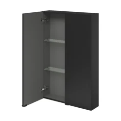GoodHome Imandra Matt Black Double Cabinet (W)600mm (H)900mm -Crystal Bathware goodhome imandra matt black double cabinet w 600mm h 900mm5059340393100 03c