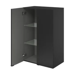 GoodHome Imandra Matt Black Double Deep Cabinet (W)600mm (H)900mm 8 GoodHome Imandra Matt Black Double Deep Cabinet (W)600mm (H)900mm -Crystal Bathware goodhome imandra matt black double deep cabinet w 600mm h 900mm5059340393124 03c