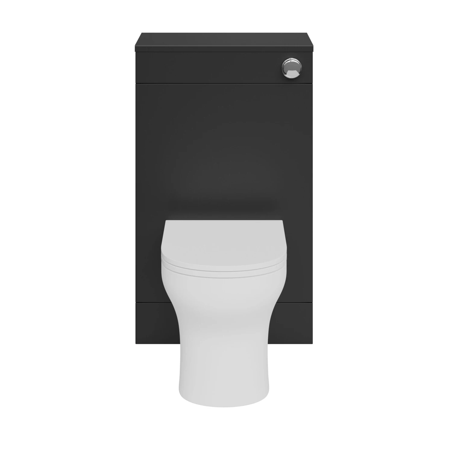 GoodHome Imandra Matt Black Freestanding Toilet Cabinet (W)500mm (H)840mm 7 GoodHome Imandra Matt Black Freestanding Toilet Cabinet (W)500mm (H)840mm - Image 5