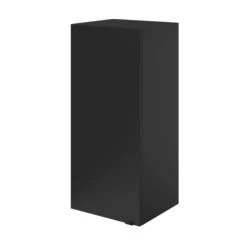 GoodHome Imandra Matt Black Single Deep Cabinet (W)400mm (H)900mm