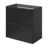 GoodHome Imandra Matt Black Slimline Cabinet (W)600mm -Crystal Bathware goodhome imandra matt black slimline cabinet w 600mm5059340393162 01c