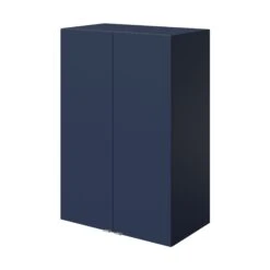 GoodHome Imandra Matt Blue Double Deep Cabinet (W)600mm (H)900mm