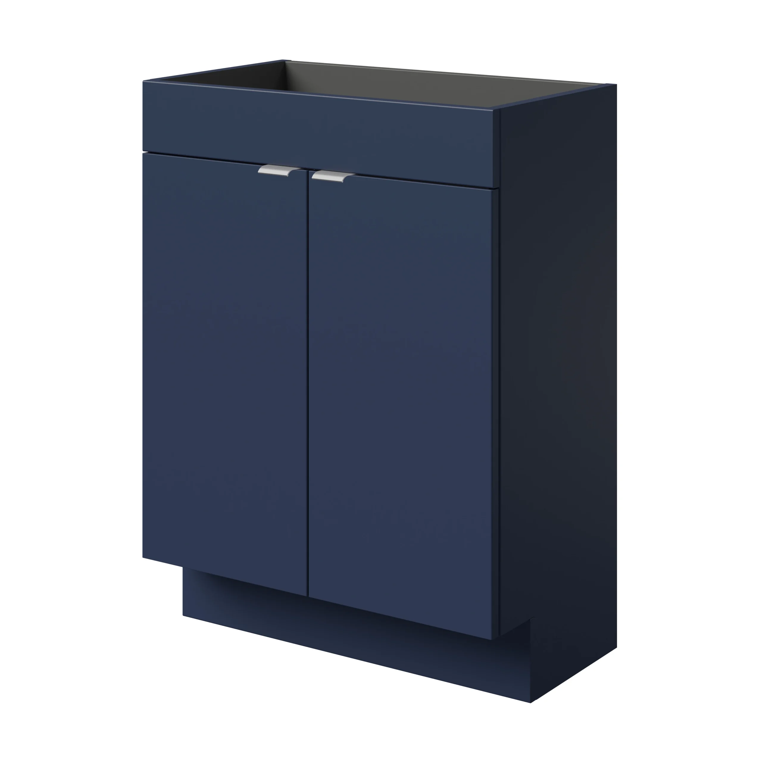 GoodHome Imandra Matt Blue Freestanding Bathroom Cabinet (W)600mm (H)820mm 3 GoodHome Imandra Matt Blue Freestanding Bathroom Cabinet (W)600mm (H)820mm