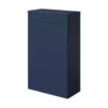 GoodHome Imandra Matt Blue Freestanding Toilet Cabinet (W)500mm (H)840mm -Crystal Bathware goodhome imandra matt blue freestanding toilet cabinet w 500mm h 840mm5059340394077 01c