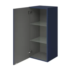 GoodHome Imandra Matt Blue Single Deep Cabinet (W)400mm (H)900mm -Crystal Bathware goodhome imandra matt blue single deep cabinet w 400mm h 900mm5059340393452 03c