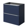 GoodHome Imandra Matt Blue Slimline Cabinet (W)600mm -Crystal Bathware goodhome imandra matt blue slimline cabinet w 600mm5059340393599 01c