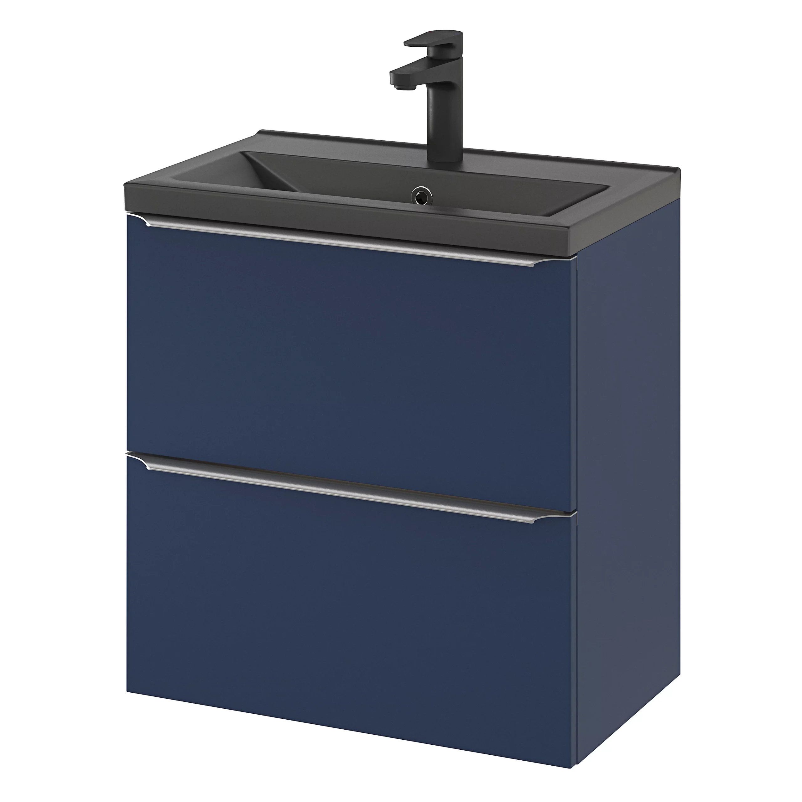 GoodHome Imandra Matt Blue Slimline Cabinet (W)600mm 10 GoodHome Imandra Matt Blue Slimline Cabinet (W)600mm - Image 8