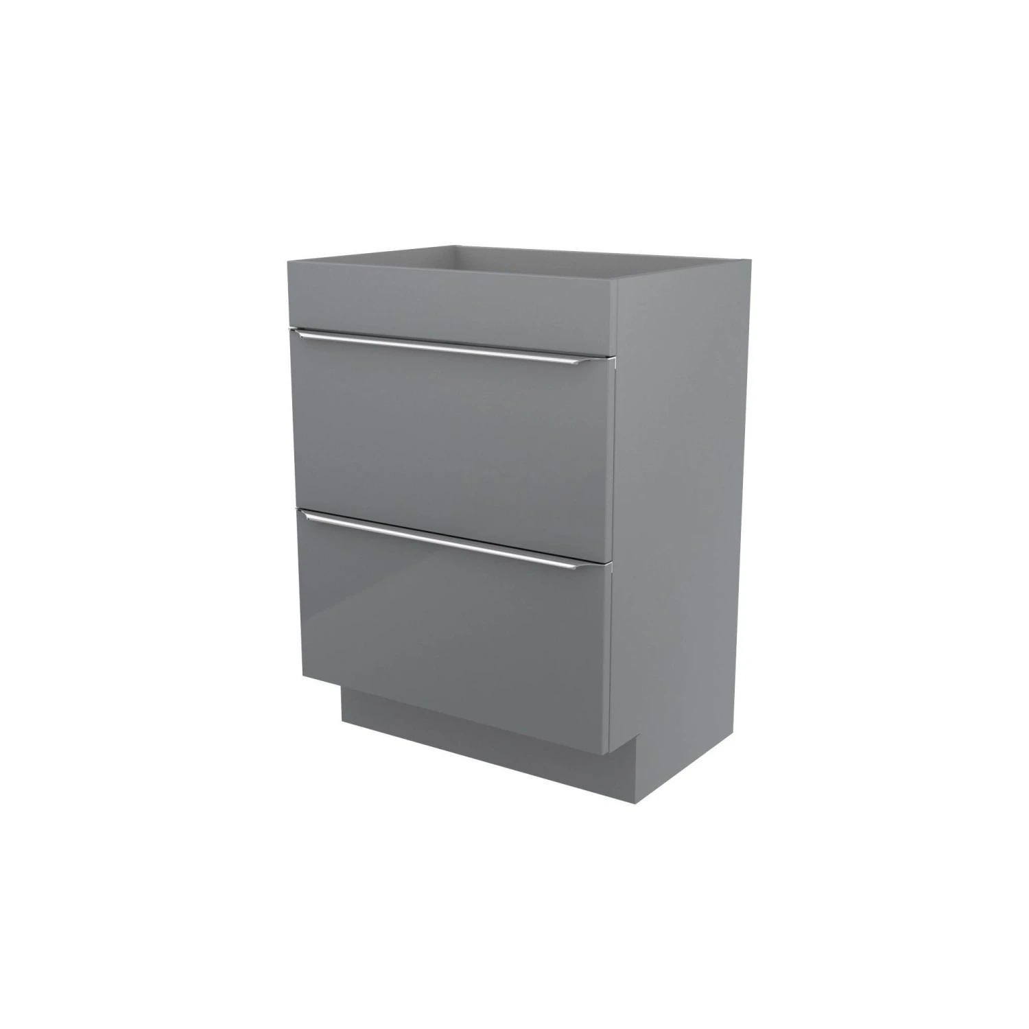 GoodHome Imandra & Mila Grey Freestanding Vanity Unit & Basin Set (W)604mm 6 GoodHome Imandra & Mila Grey Freestanding Vanity Unit & Basin Set (W)604mm - Image 4