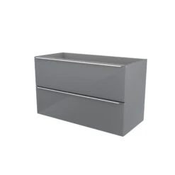 GoodHome Imandra & Mila Grey Wall-mounted Vanity Unit & Basin Set (W)1004mm 15 GoodHome Imandra & Mila Grey Wall-mounted Vanity Unit & Basin Set (W)1004mm -Crystal Bathware goodhome imandra mila grey wall mounted vanity unit basin set w 1004mm3663602312871 05c bq