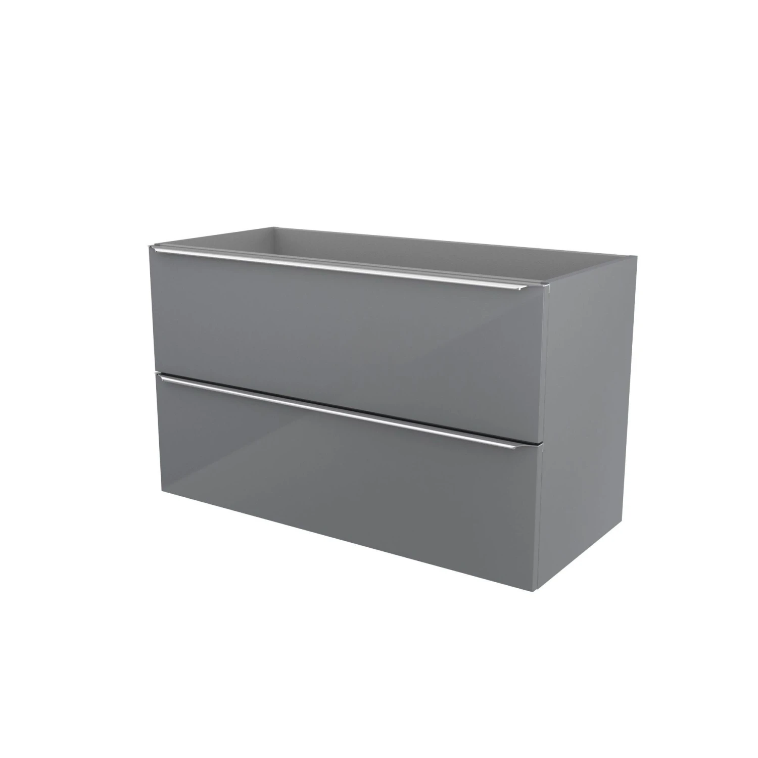 GoodHome Imandra & Mila Grey Wall-mounted Vanity Unit & Basin Set (W)1004mm 9 GoodHome Imandra & Mila Grey Wall-mounted Vanity Unit & Basin Set (W)1004mm - Image 7