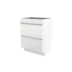 GoodHome Imandra & Mila White Freestanding Vanity Unit & Basin Set (W)604mm -Crystal Bathware goodhome imandra mila white freestanding vanity unit basin set w 604mm3663602312666 04c bq