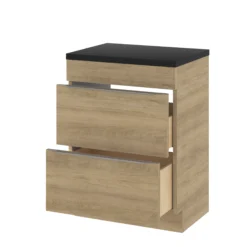 GoodHome Imandra Natural Oak Effect Bathroom Cabinet (H)82cm (W)60cm -Crystal Bathware goodhome imandra natural oak effect bathroom cabinet h 82cm w 60cm3663602526766 23c