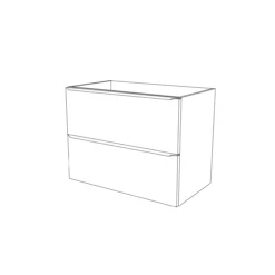 GoodHome Imandra & Nira Grey Wall-mounted Vanity Unit & Basin Set (W)804mm -Crystal Bathware goodhome imandra nira grey wall mounted vanity unit basin set w 804mm3663602313342 01t bq