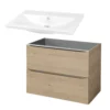 GoodHome Imandra & Nira Oak Effect Freestanding Vanity Unit & Basin Set (W)804mm 2 GoodHome Imandra & Nira Oak Effect Freestanding Vanity Unit & Basin Set (W)804mm -Crystal Bathware goodhome imandra nira oak effect freestanding vanity unit basin set w 804mm3663602313373 03c bq