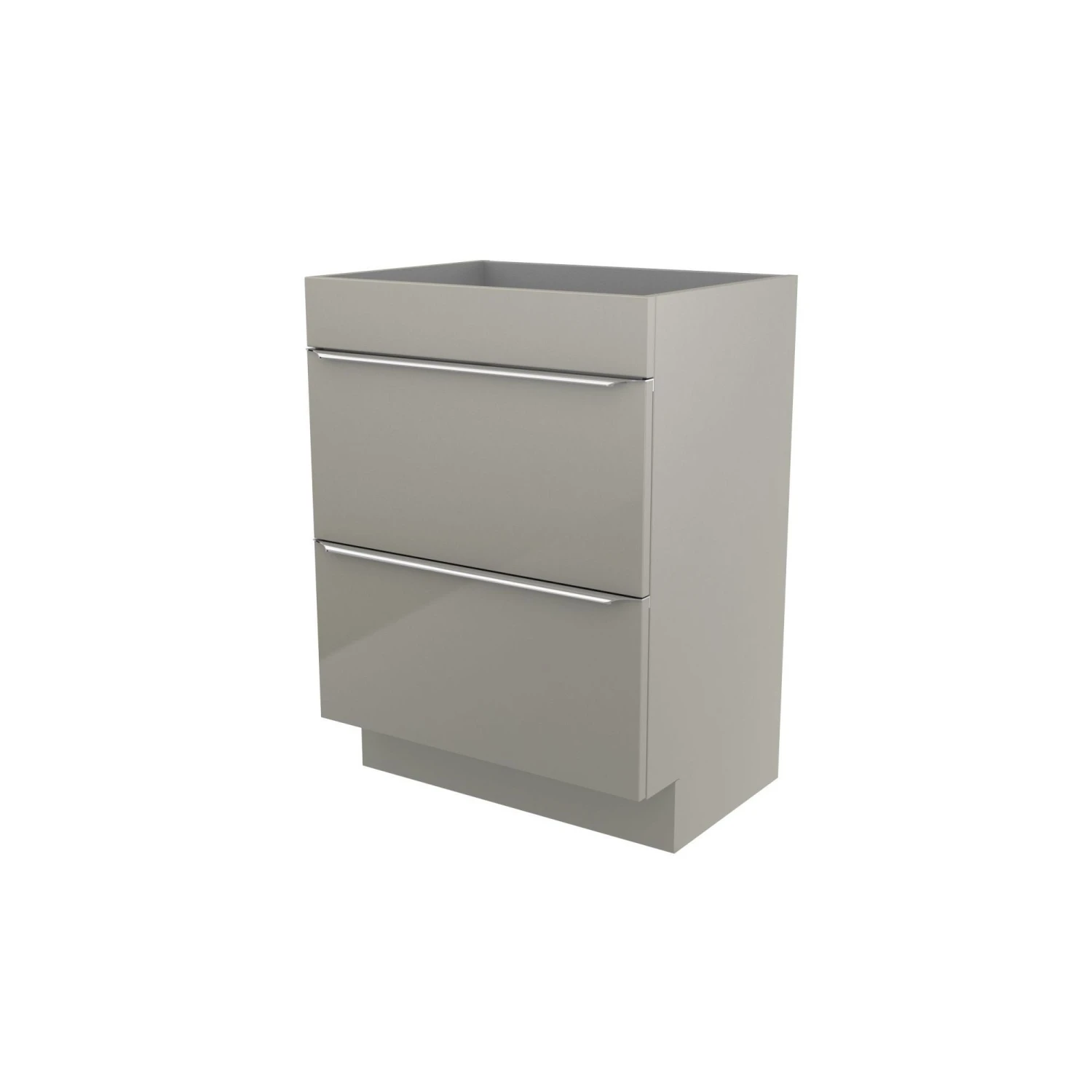 GoodHome Imandra & Nira Taupe Freestanding Vanity Unit & Basin Set (W)604mm 4 GoodHome Imandra & Nira Taupe Freestanding Vanity Unit & Basin Set (W)604mm - Image 2