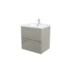 GoodHome Imandra & Nira Taupe Wall-mounted Vanity Unit & Basin Set (W)604mm 1 GoodHome Imandra & Nira Taupe Wall-mounted Vanity Unit & Basin Set (W)604mm -Crystal Bathware goodhome imandra nira taupe wall mounted vanity unit basin set w 604mm3663602313250 03c bq