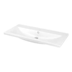 GoodHome Imandra & Nira White Wall-mounted Vanity Unit & Basin Set (W)1004mm 11 GoodHome Imandra & Nira White Wall-mounted Vanity Unit & Basin Set (W)1004mm -Crystal Bathware goodhome imandra nira white wall mounted vanity unit basin set w 1004mm3663602312987 01c bq
