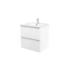 GoodHome Imandra & Nira White Wall-mounted Vanity Unit & Basin Set (W)604mm -Crystal Bathware goodhome imandra nira white wall mounted vanity unit basin set w 604mm3663602313281 04c bq