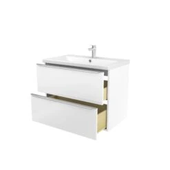 GoodHome Imandra & Nira White Wall-mounted Vanity Unit & Basin Set (W)804mm 14 GoodHome Imandra & Nira White Wall-mounted Vanity Unit & Basin Set (W)804mm -Crystal Bathware goodhome imandra nira white wall mounted vanity unit basin set w 804mm3663602313434 05c bq