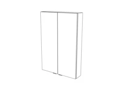 GoodHome Imandra Oak Effect Double Wall Cabinet (W)600mm (H)900mm 18 GoodHome Imandra Oak Effect Double Wall Cabinet (W)600mm (H)900mm -Crystal Bathware goodhome imandra oak effect double wall cabinet w 600mm h 900mm3663602526810 01t