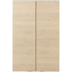 GoodHome Imandra Oak Effect Double Wall Cabinet (W)600mm (H)900mm 13 GoodHome Imandra Oak Effect Double Wall Cabinet (W)600mm (H)900mm -Crystal Bathware goodhome imandra oak effect double wall cabinet w 600mm h 900mm3663602526810 02bq