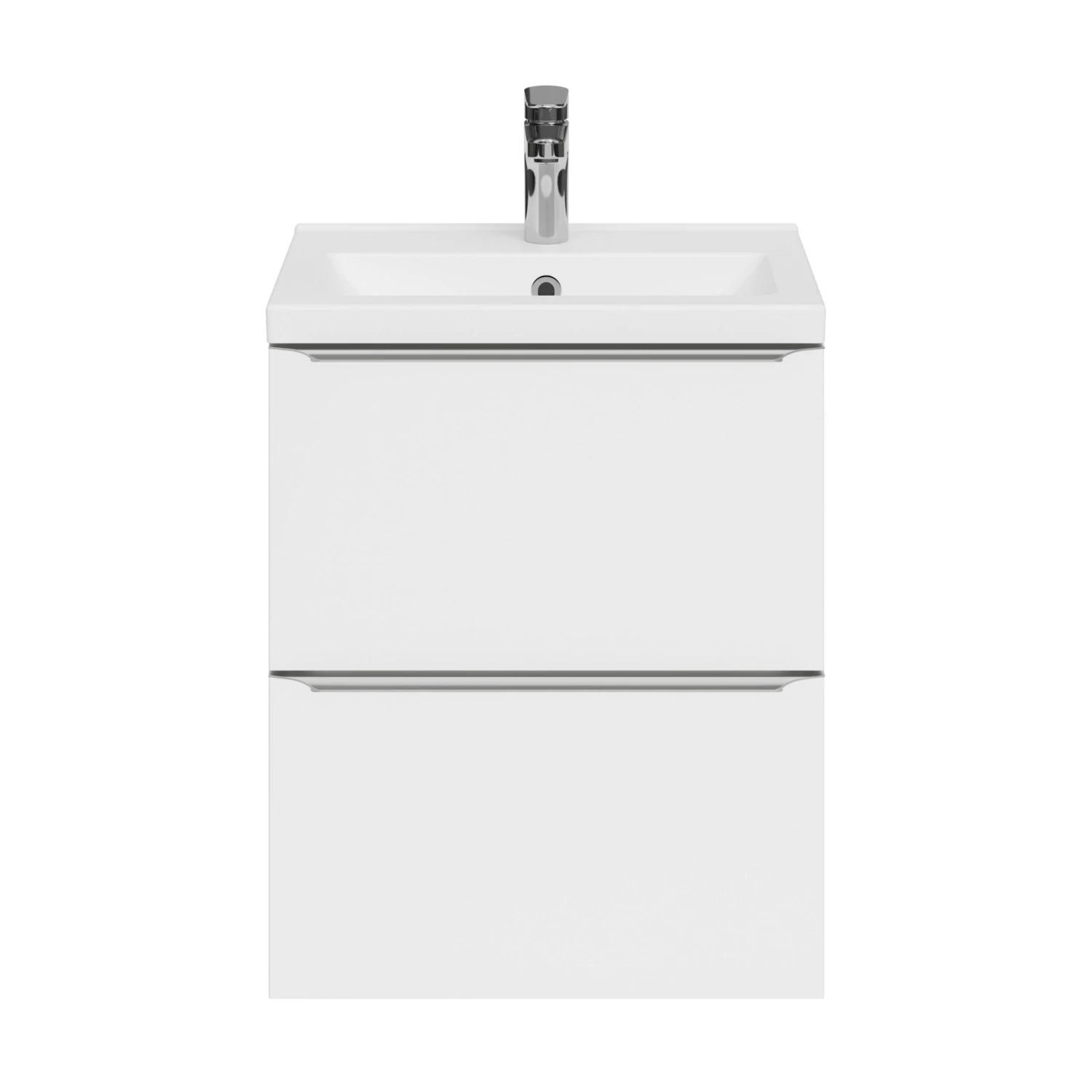 GoodHome Imandra Slimline Gloss White Wall-mounted Bathroom Cabinet (H)60cm (W)50cm 5 GoodHome Imandra Slimline Gloss White Wall-mounted Bathroom Cabinet (H)60cm (W)50cm - Image 3