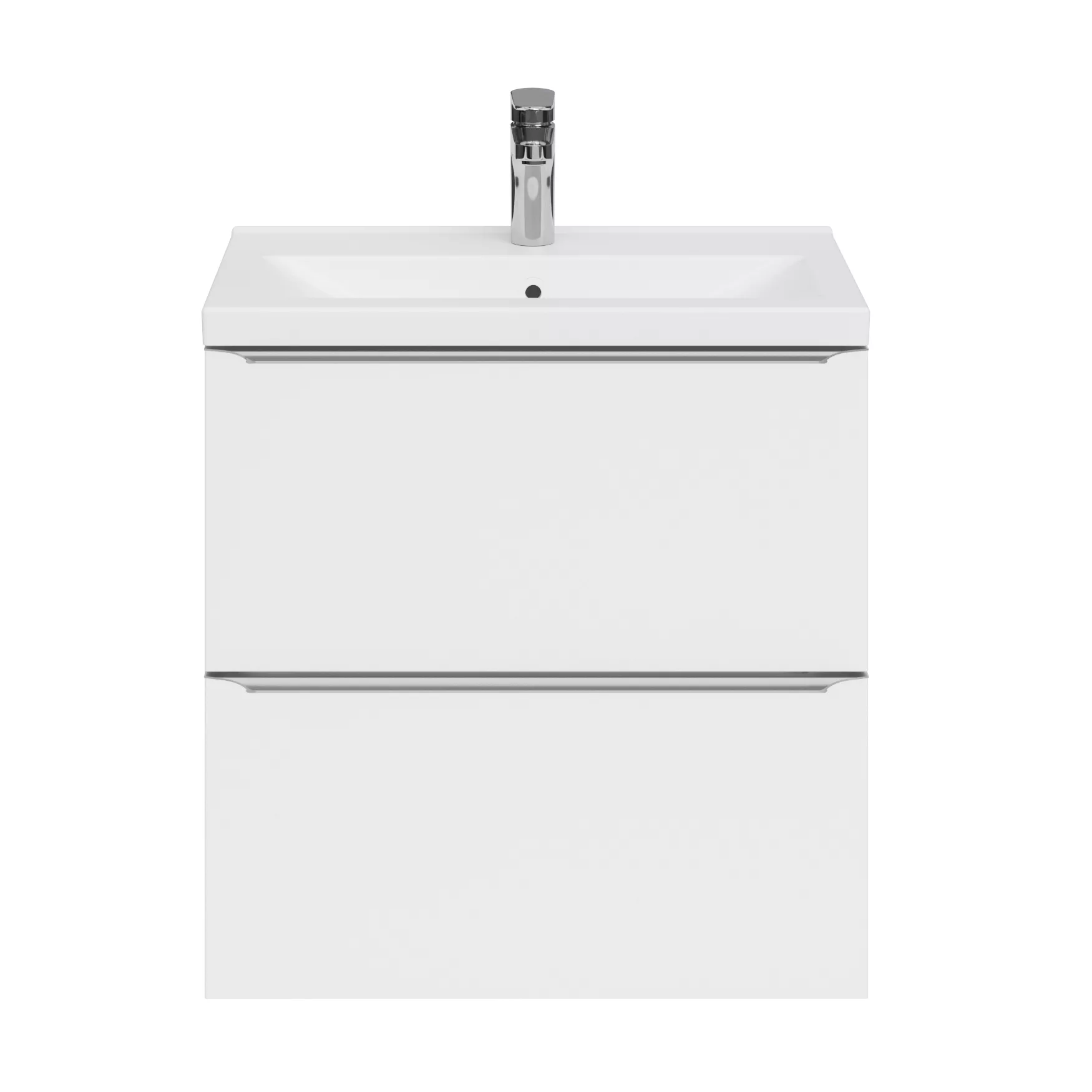 GoodHome Imandra Slimline Gloss White Wall-mounted Bathroom Cabinet (H)60cm (W)60cm 5 GoodHome Imandra Slimline Gloss White Wall-mounted Bathroom Cabinet (H)60cm (W)60cm - Image 3